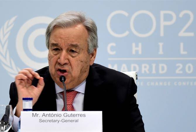 Генсек ООН призвал лидеров "не зарывать голову в песок" в борьбе с изменениями 
климата