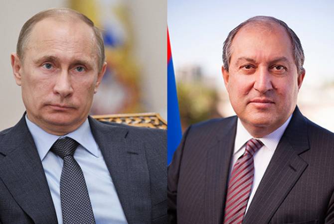 Armen Sarkissian a adressé un message de condoléances à Vladimir Poutine