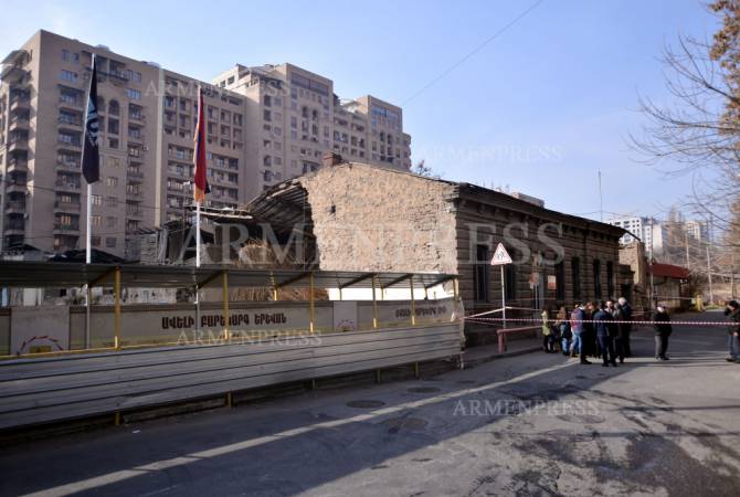  «Հայաստանի փոքրիկ երգիչներ»-ի շենքի հարակից շինության քանդումը դադարեցվել է