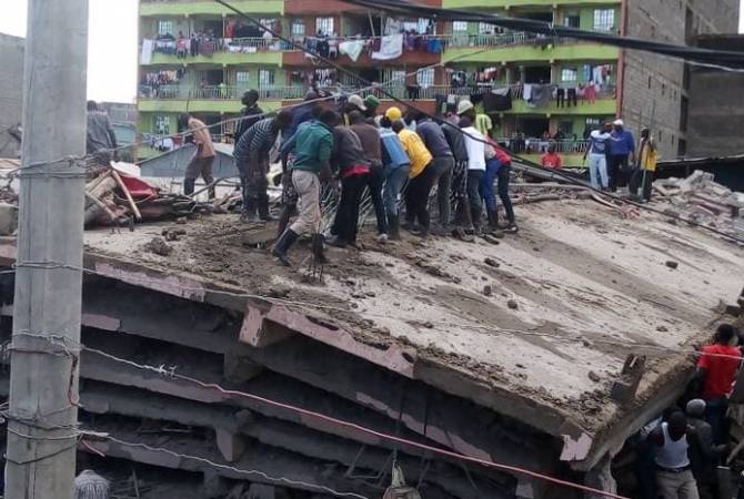 В Найроби рухнуло шестиэтажное здание