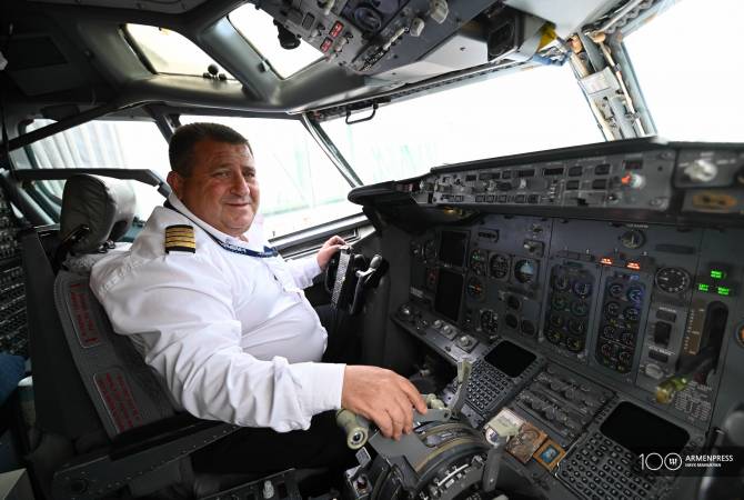 Captain Eduard Karapetyan, the pilot who made the skies his home