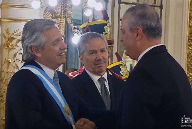 Armenian Deputy FM participates in swearing-in ceremony of newly elected President of 
Argentina