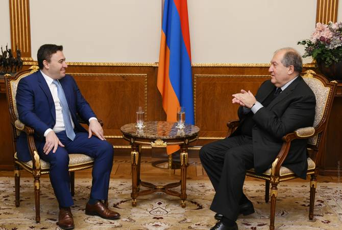 Արմեն Սարգսյանը հյուրընկալել է աշխարհահռչակ ջութակահար Մաքսիմ Վենգերովին