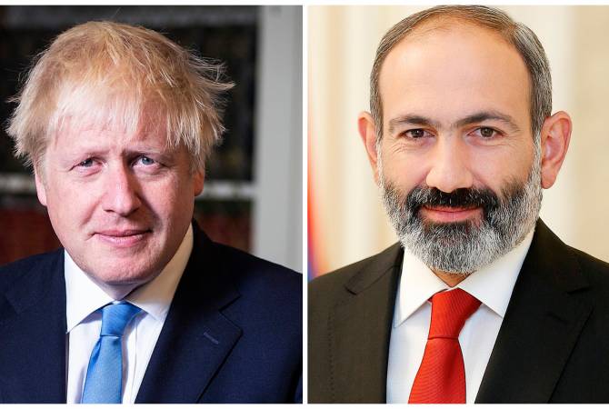 Le Premier ministre Pashinyan  a adressé  un message de félicitations à Boris Johnson