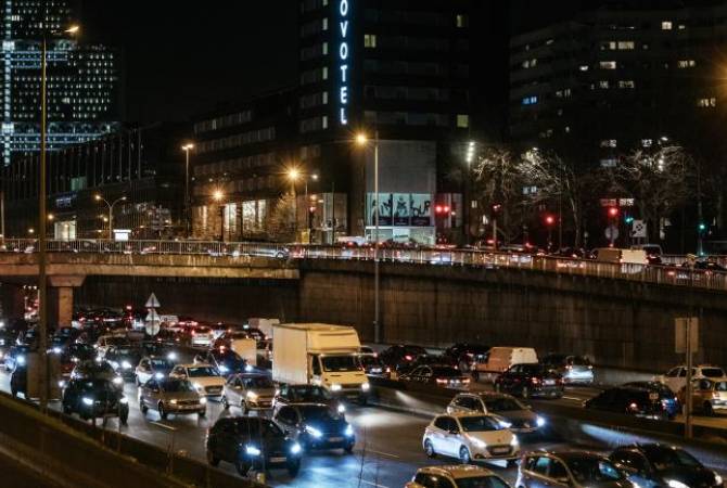 Пробки в столичном регионе Франции превысили 600 километров