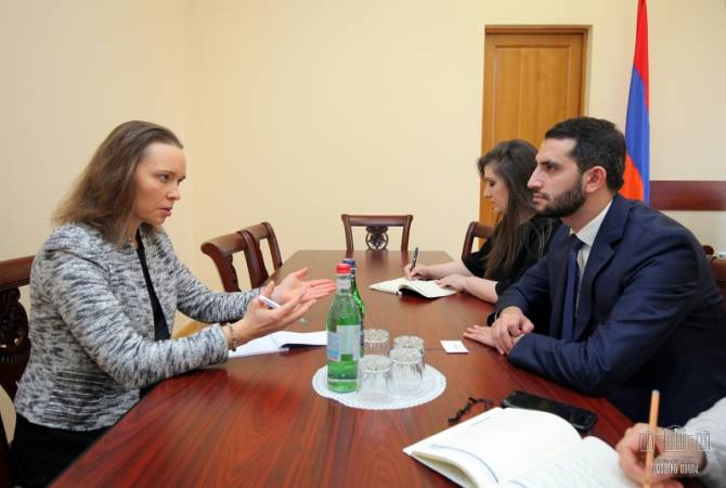  Рубен Рубинян и посол Эстонии обсудили вопросы двустороннего сотрудничества

 