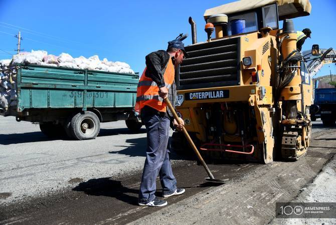 Government builds 440km of roads in Armenia in 2019