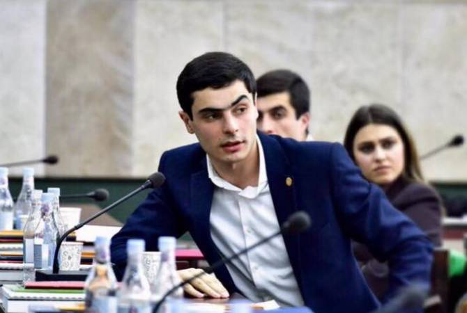 Yerevan State University Student Council president detained 