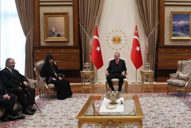Эрдоган принял армянского патриарха Константинополя Саака Второго