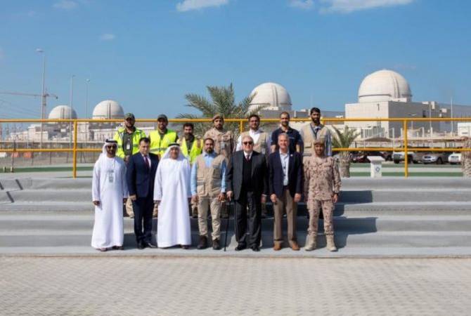 Президент Республики Армения в Абу-Даби посетил атомную электростанцию “Барака”
