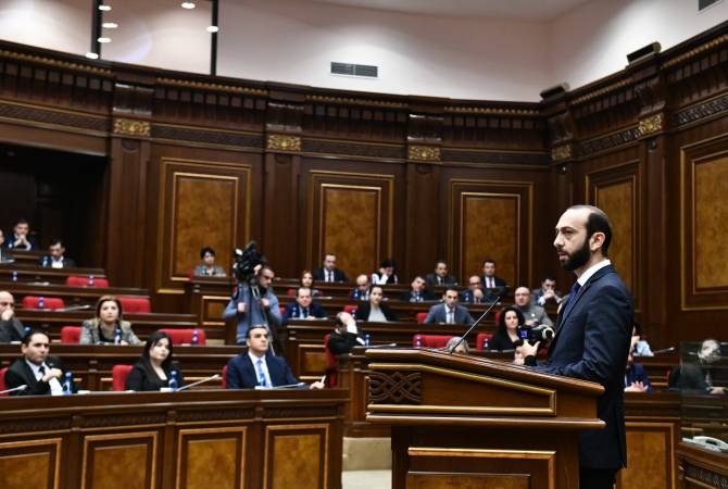 Armenia’s top lawmaker thanks Azerbaijanis who helped Armenians avoid death during 1990 
massacres