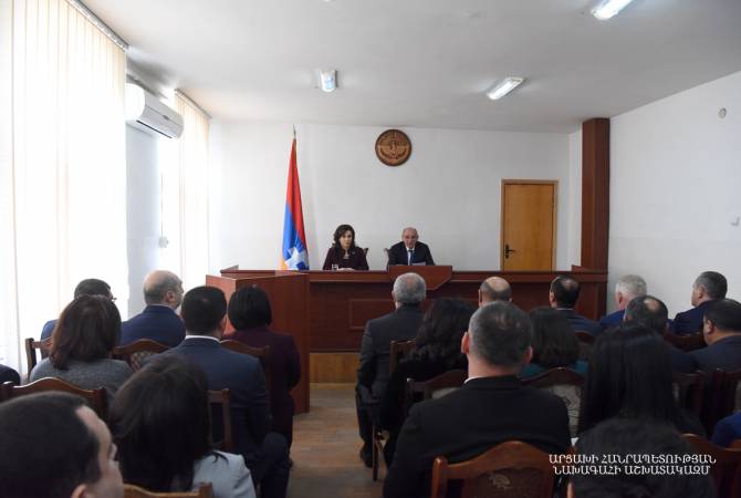 President of Artsakh attends event dedicated to Judicial System Worker’s Day