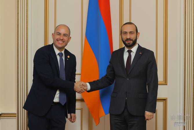 رئيس البرلمان الأرميني آ.ميرزويان يستقبل رئيس مجموعة الصداقة البرلمانية مع أرمينيا ببرلمان المكسيك 