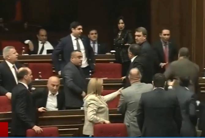 Speaker takes disciplinary measures against 4 MPs as anti-mafia bill debates turn into heated 
clash
