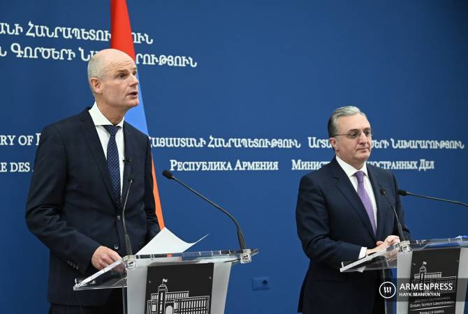 Armenian, Dutch FMs discuss peaceful settlement process of NK conflict in Yerevan