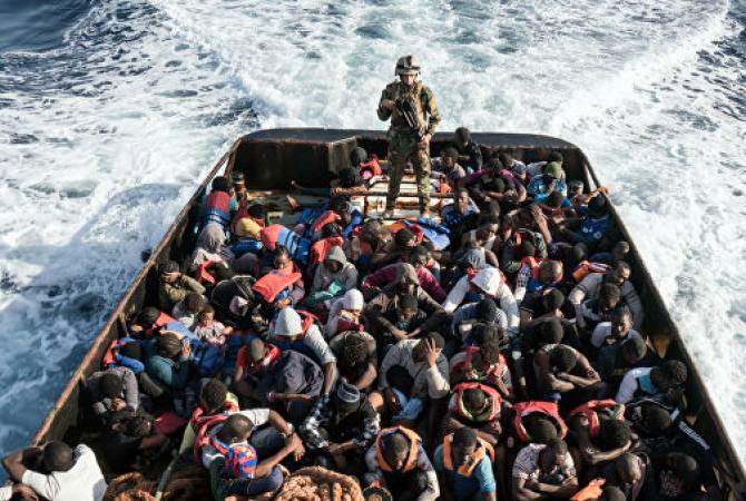 У берегов Ливии спасли почти 60 мигрантов