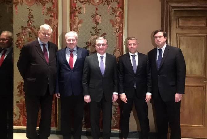 Armenian FM, OSCE Minsk Group Co-Chairs meet in Geneva 