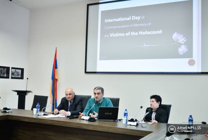 В музее Геноцида армян состоялось заседание, посвященное памяти жертв Освенцима