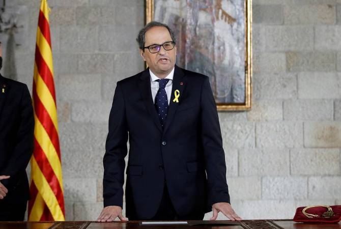 Лидер Каталонии заявил, что в регионе пройдут внеочередные выборы