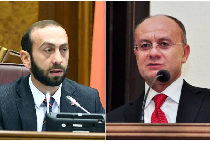 Seyran Ohanian a rencontré Ararat Mirzoyan à l'Assemblée nationale
