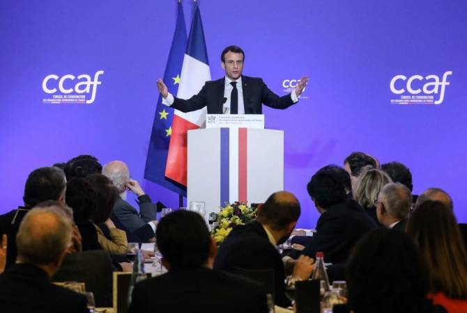 Франция - один из гарантов мирных переговоров по урегулированию карабахского 
конфликта: Макрон

