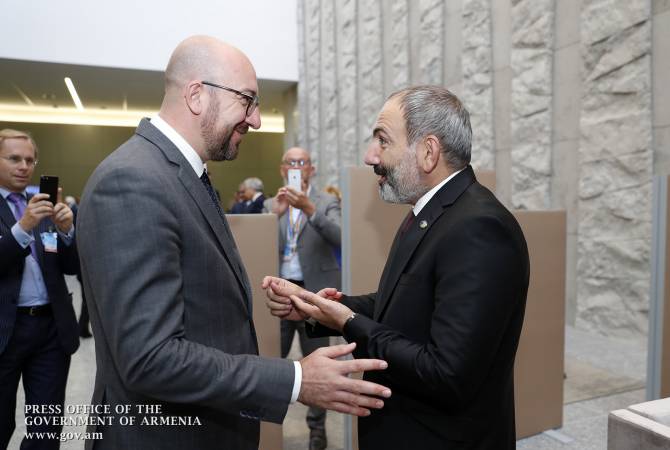 رئيس وزراء أرمينيا نيكول باشينيان يجري مكالمة هاتفية مع رئيس المجلس الأوروبي شارل ميشيل اليوم