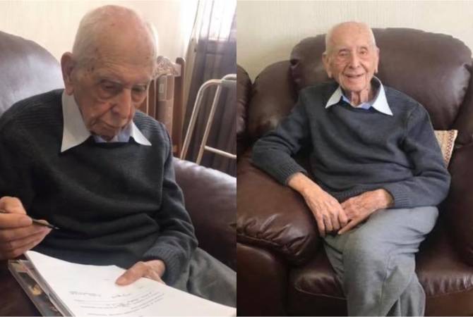 105-year-old Italian-Armenian wants to get Armenian citizenship