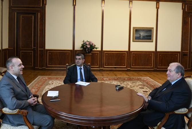 Armenian President receives Ambassador of Italy