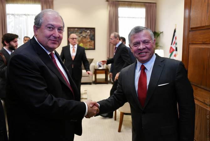King Abdullah II of Jordan to arrive in Armenia on official visit