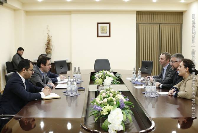 Yerevan Mayor receives Swedish Ambassador to Armenia