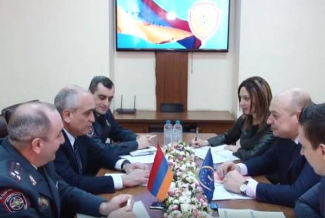  Замначальника полиции Армении принял делегацию ЕС

 