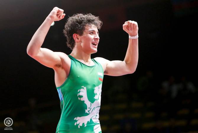نجل البطل الأولمبي الأرمني أرمين نازاريان-إدموند 18 عام- يفوز ببطولة أوروبا في المصارعة الرومانية