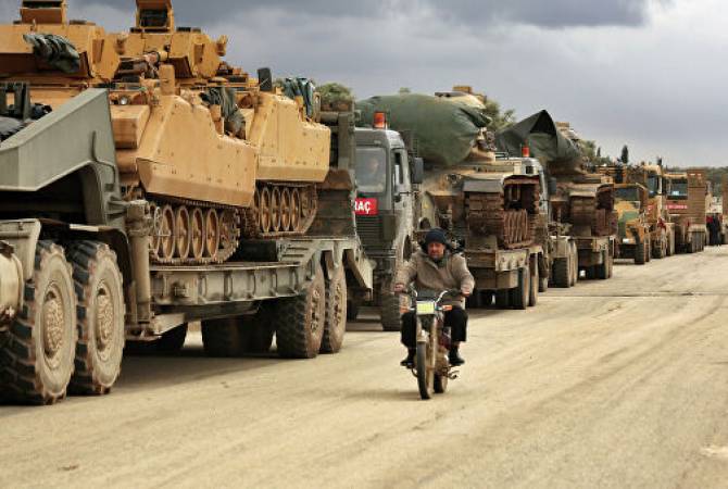 Эрдоган заявил, что при обстрелах в сирийском Идлибе погибли не менее 14 турецких 
военных