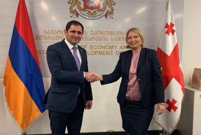 Armenian minister discusses in Georgia possibilities of obtaining ferries at Black Sea port