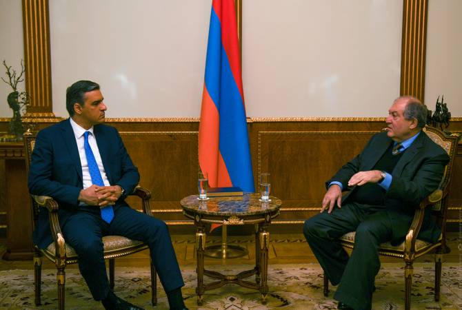 President Sarkissian receives Ombudsman Tatoyan