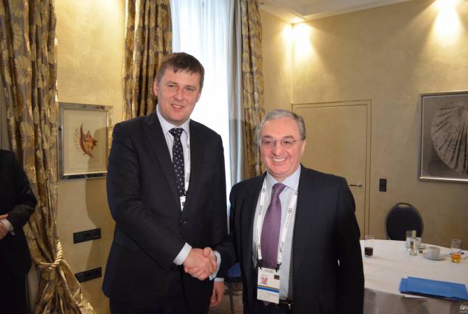  Министры  ИД Армении и Чехии обсудили вопросы  двусторонней  повестки 