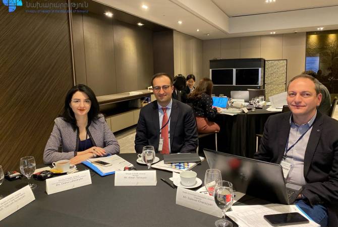 Armenian healthcare minister in South Korea on working visit