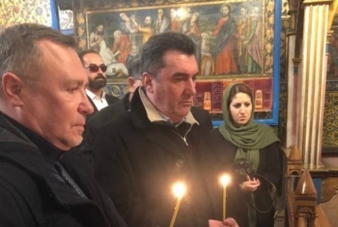  В армянском храме в Иране почтили память украинцев, погибших в авиакатастрофе 8 
января 