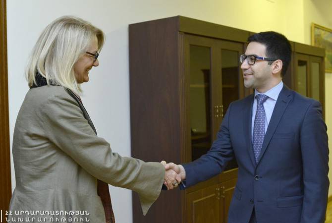 Justice minister, USAID Armenia Mission Director discuss cooperation development directions