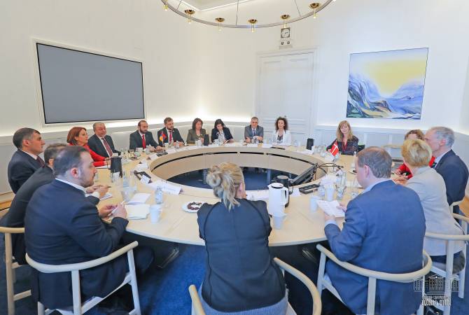 Спикеры парламентов Армении и Дании обсудили вопросы региональной безопасности

