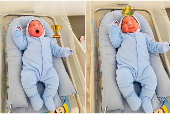 A HUGE bundle of joy: Armenian woman gives birth to healthy 5,5 kilo herculean baby boy