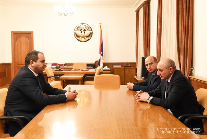 Президент Республики Арцах принял генерального прокурора Республики Армения


