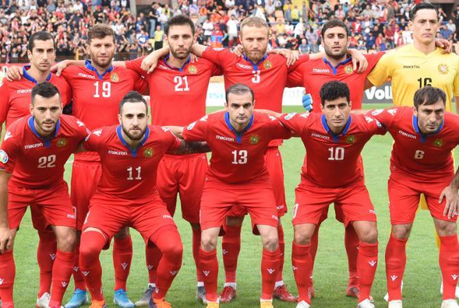 Сборная Армении по футболу сохранила свою позицию в рейтинге ФИФА

