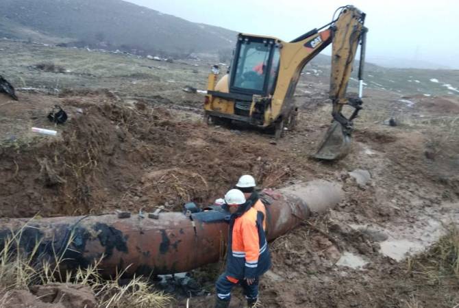 Գառնի-Երևան մայրուղային ջրատարը վերանորոգվում է