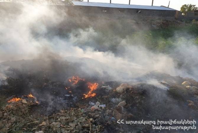 Տաշիր քաղաքում 150 հակ անասնակեր է այրվել