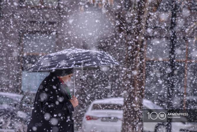 В Армении ожидается снег, в отдельных районах - метель

