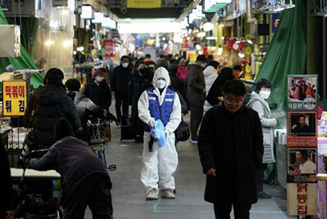 В Южной Корее число зараженных коронавирусом достигло 977 человек