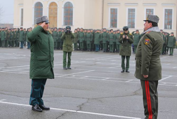 Գյումրիում ռուսական 102-րդ ռազմակայանում նշվել է Հայրենիքի պաշտպանի օրը