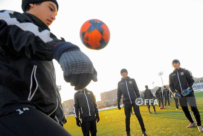 Сборная Армении по футболу до 15 лет проведет тренировочные сборы