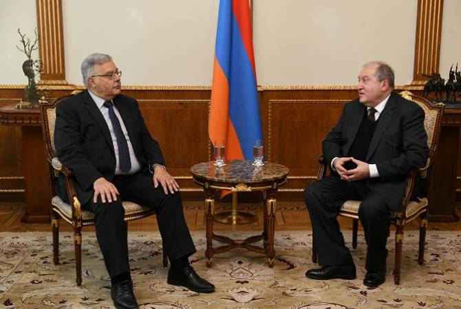  Президент Армении принял представителя Бюро АРФ “Дашнакцутюн”

 